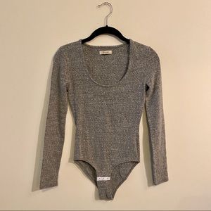Madewell Scoop Neck Long Sleeve Bodysuit